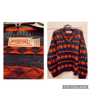 Vintage Ski Sweater, Large